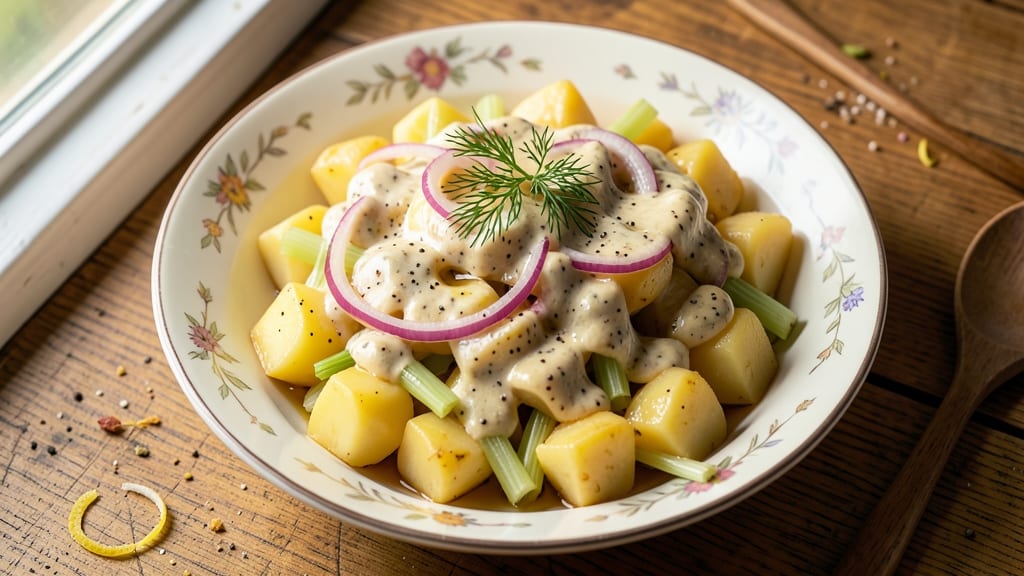 Classic Potato Salad Recipe With Vinegar: Bright, Tangy Crunch Without Mayo Cling