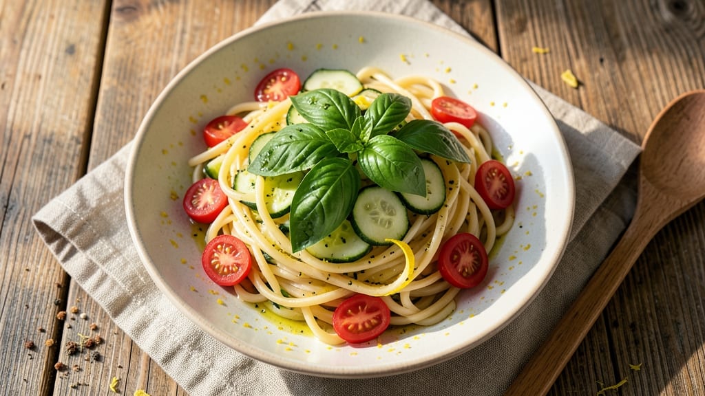 Cold Linguine Pasta Salad Recipe: Chilled Al Dente With Lemon-Parmesan Zing