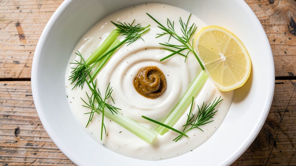 Chicken Salad Dressing Recipe No Mayo: Herb-Infused Yogurt Base With Celery Crunch