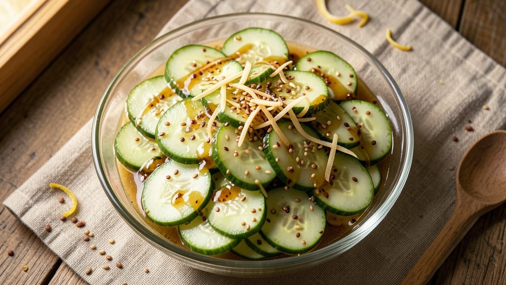 Sweet Vinegar Cucumber Salad Recipe: Balanced Sweetness and Vinegar Zing