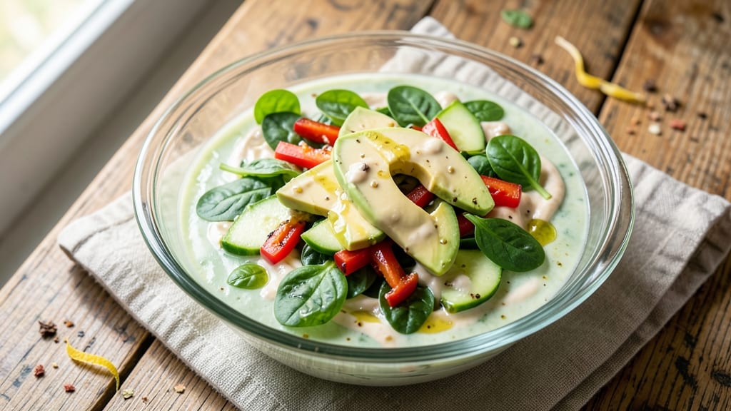 Aloe Vera Salad Recipe: Cooling Gel-Infused Green Goddess Dressing