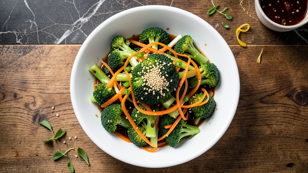 Chinese Broccoli Salad Recipe: Crisp-Tender Stems With Nutty Sesame Dressing