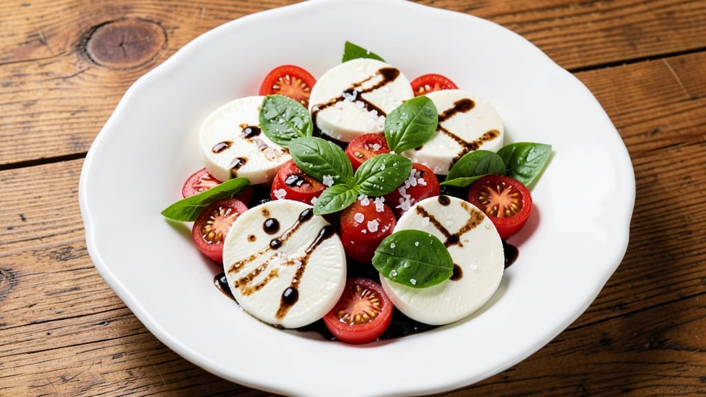 Caprese Salad Recipe With Cherry Tomatoes And Balsamic: Fresh Mozzarella and Sun-Ripened Tomatoes in 15 Minutes