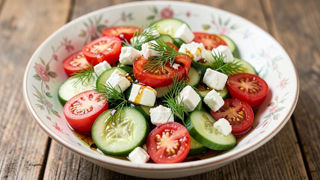 Cherry Tomato, Cucumber, and Feta Salad Recipe: Crisp, Tangy, and Fresh in Under 10 Minutes