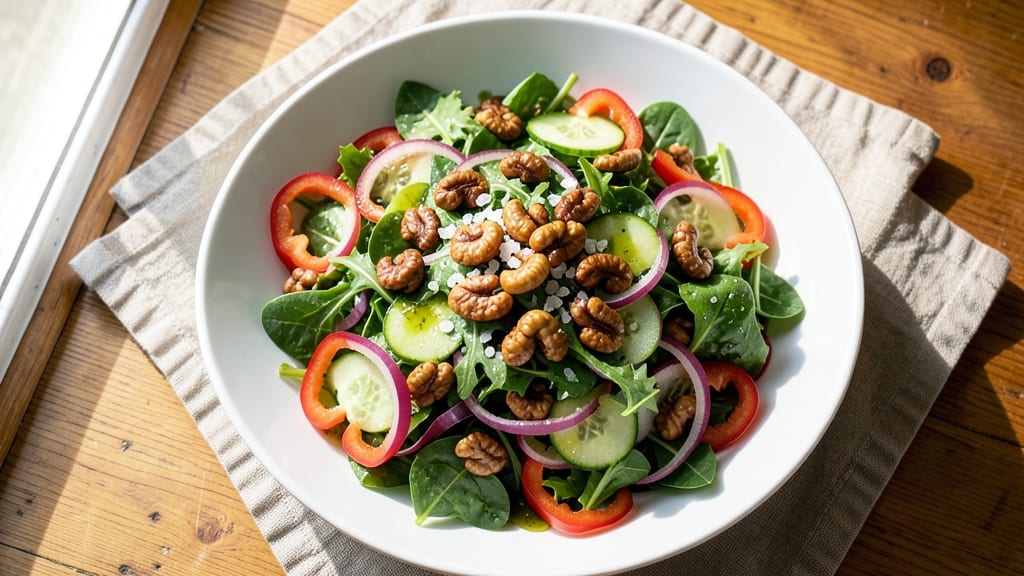 Cashewnut Salad Recipe: Crunchy Nutty Bite and Creamy Herb Balance