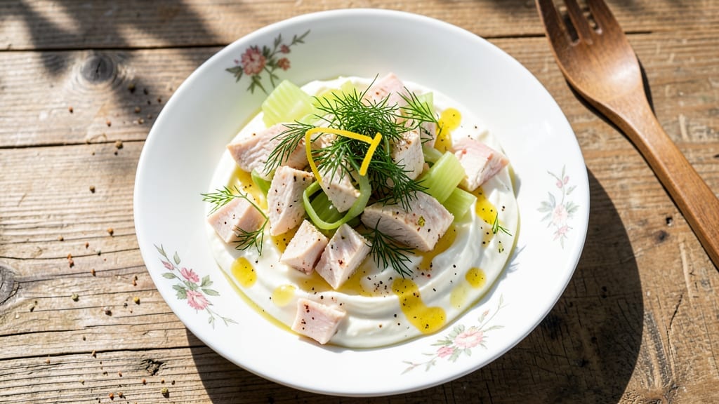 Chicken Salad Recipe Love and Lemons: Zesty Herb Cream Cheese with Crisp Celery Crowns