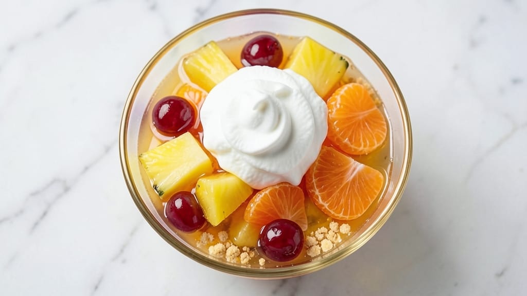 Ambrosia Salad Recipe With Jello And Cool Whip: Layered Creaminess That Stays Fresh All Week