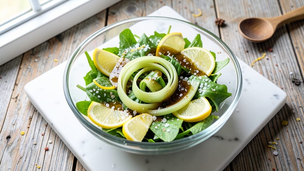 Accompaniment Salad Recipe: Celery Crowns Stay Crunchy for Days