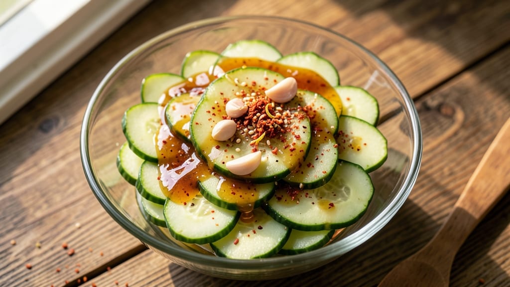 Chinese Style Cucumber Salad Recipe: Sesame-Vinegar Crunch With Zero Mayo