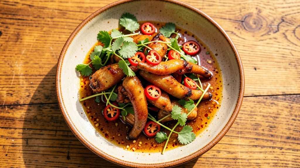 Chicken Feet Salad Lao Recipe: Crunchy Umami Bites with Tangy Lime Dressing