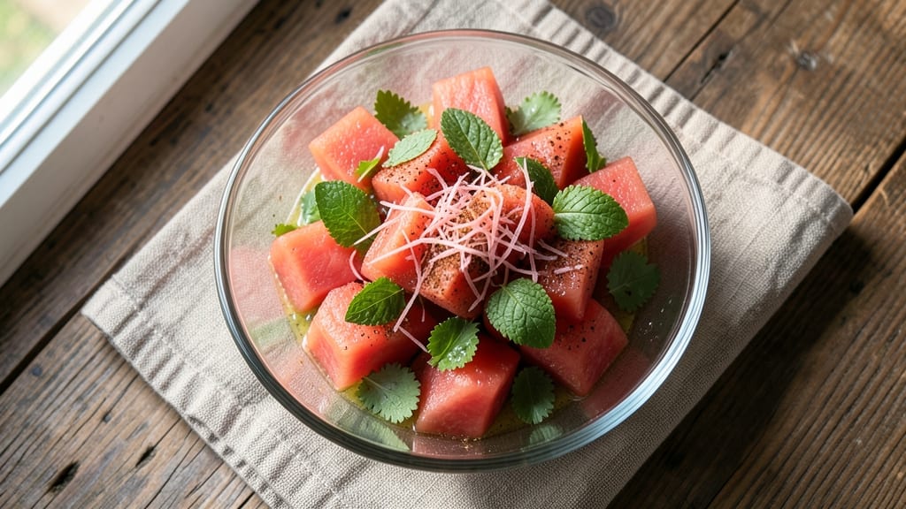 Watermelon Salad Recipe Vegan: Refreshing Citrus-Mint Bite in 15 Minutes
