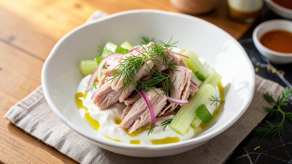 Chunk Light Tuna Salad Recipe: Crisp Celery Crowns and Zero-Mayo Creaminess