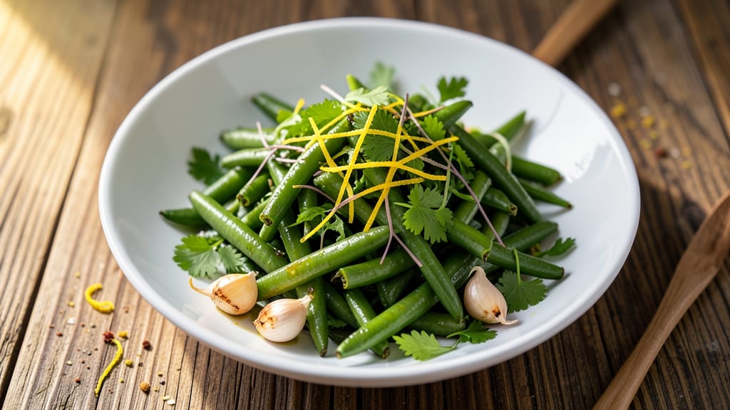 Warm Green Beans Salad Recipe: Bright Herb Vinaigrette With Crisp-Tender Beans