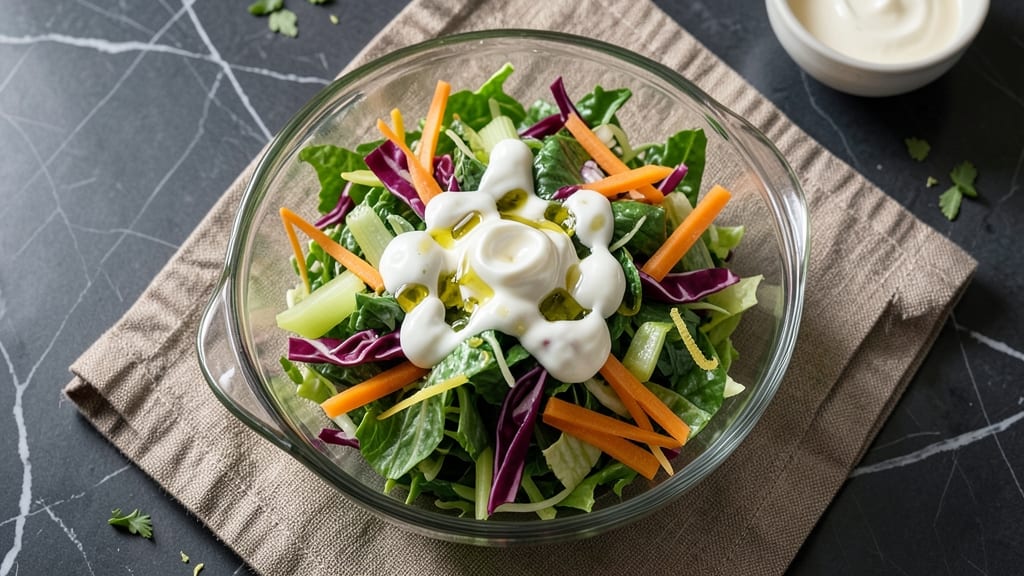 Coleslaw Salad Recipe Healthy: Crunchy Celery Crowns With Light Greek Yogurt Base