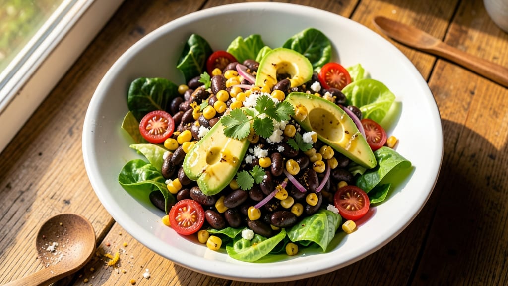 Taco Salad Recipe With Corn and Black Beans: Crunchy, Hearty Fiesta in a Bowl