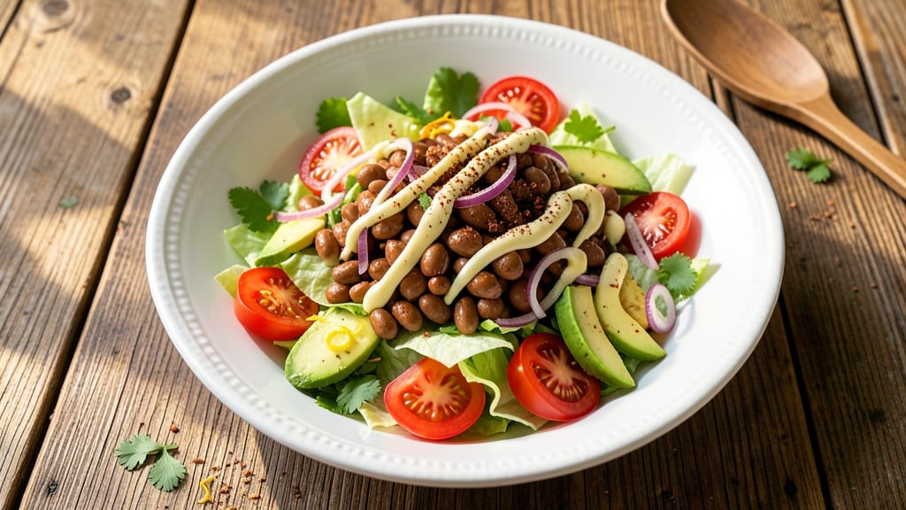 Taco Salad Recipe With Kidney Beans: Crunchy Layers and Hearty Protein Fusion