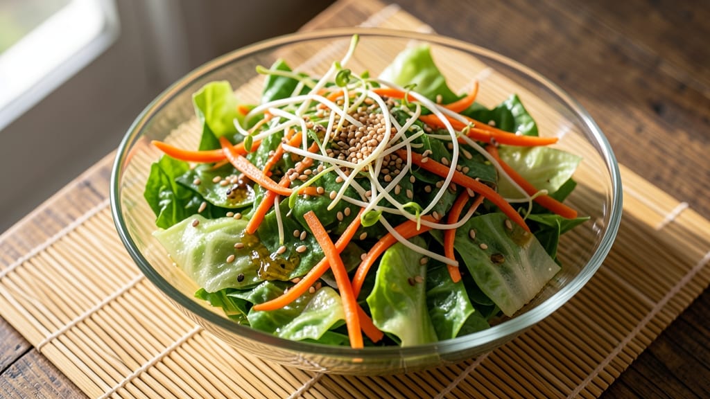Chinese Crunchy Salad Recipe: Wok-Tossed Crunch With Sesame-Ginger Zing