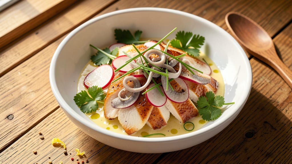 Chelsea Lords' Chicken Salad Recipe: Herb-Infused Olive Oil Base With Anchovy Depth