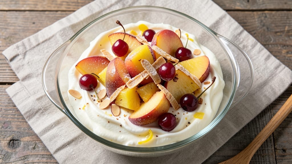 Ambrosia Salad Recipe Without Coconut: Layered Fruit and Cream Cheese Bliss