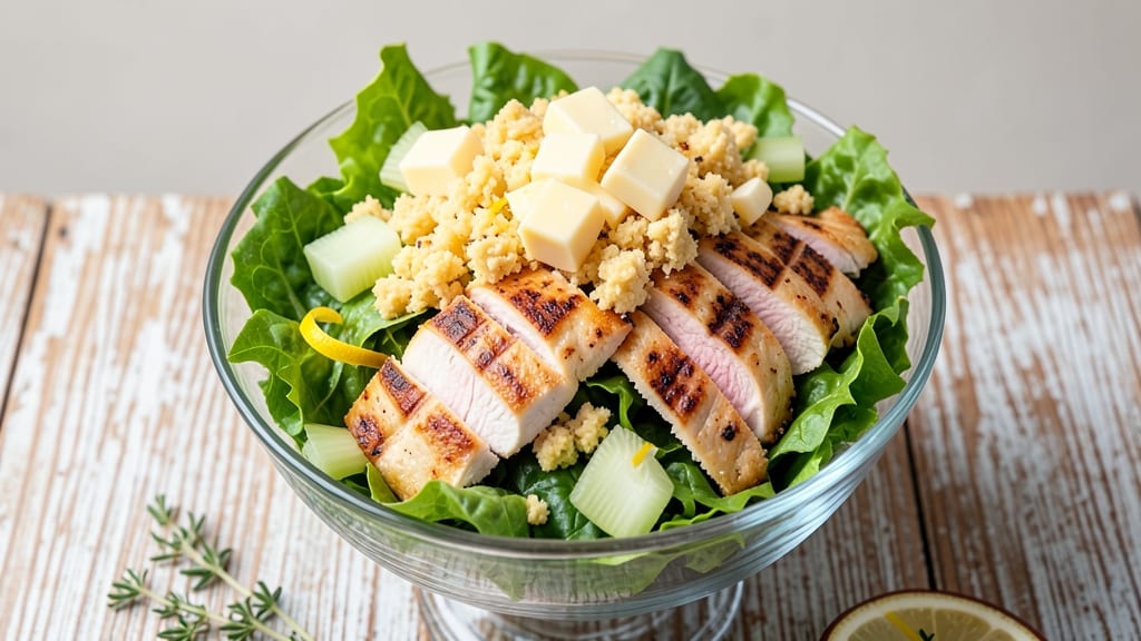 Chick Fil A Super Salad Recipe: Crisp Celery Crowns and Smoky Herb Cheese Harmony