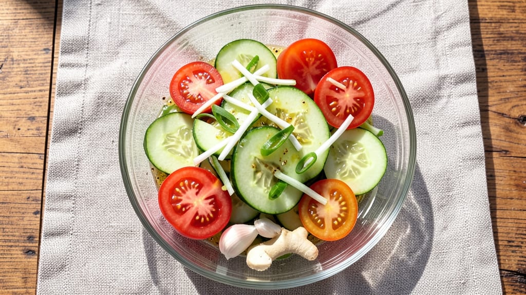 Chinese Cucumber Tomato Salad Recipe: Crisp, Cool Refreshment in 15 Minutes
