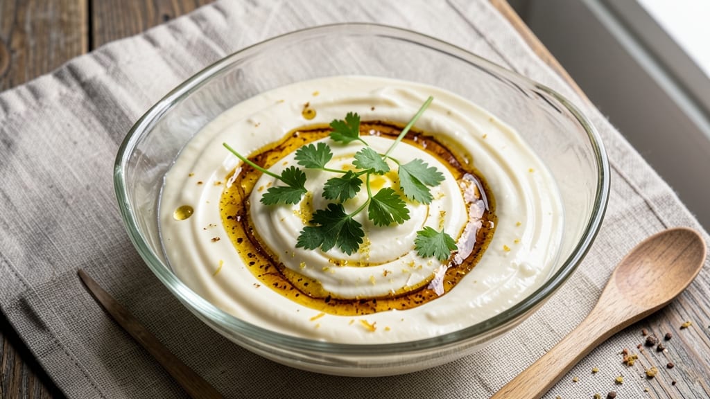 Aladdin Eatery Salad Dressing Recipe: Zero-Mayo Cream Cheese Base With Bold Herb Kick