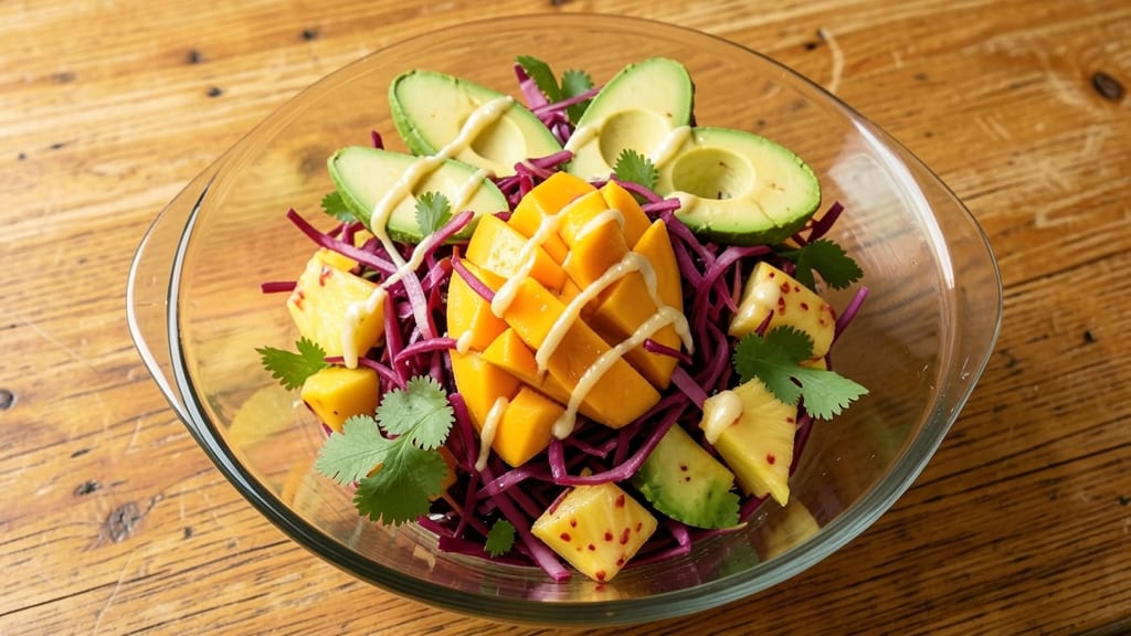 Caribbean Mango Salad Recipe: Tropical Brightness With Citrus-Kissed Crunch