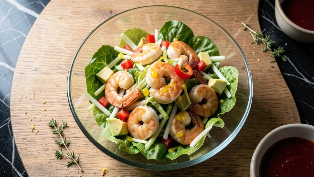 Chesapeake Shrimp Salad Recipe: Crisp Celery Crowns With Tangy Lemon-Herb Dressing