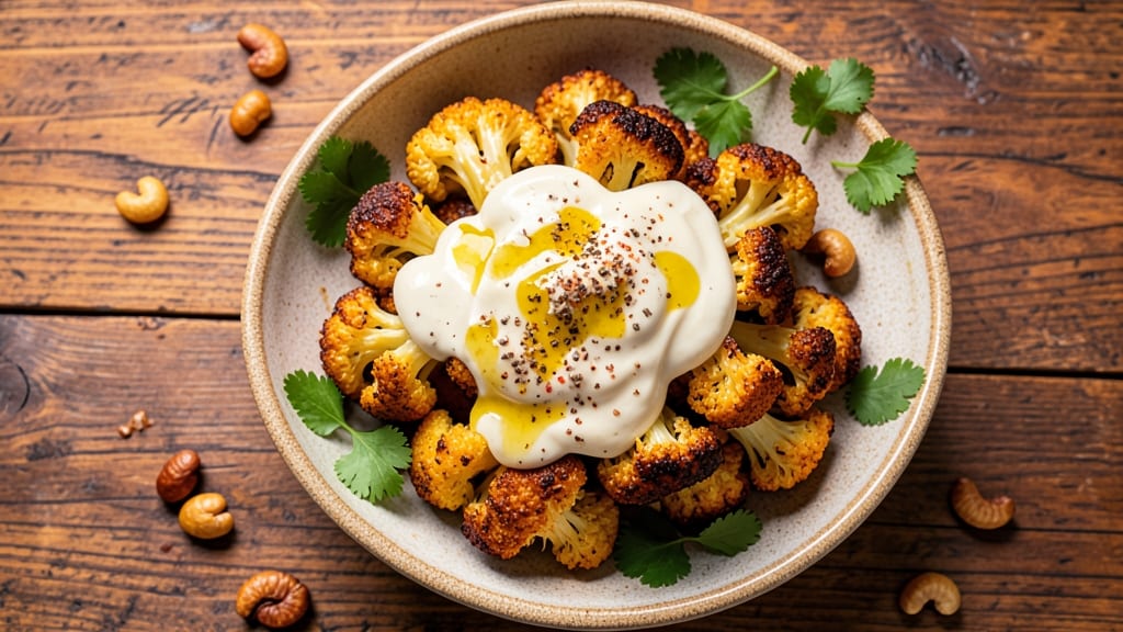 Cauliflower Curry Salad Recipe: Warm Spiced Cauliflower Meets Cool Creamy Dressing