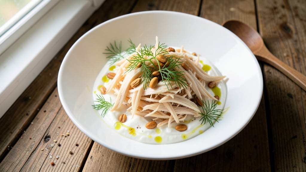 Chicken Salad With Pine Nuts Recipe: Nutty Crunch and Herbed Creaminess Balance