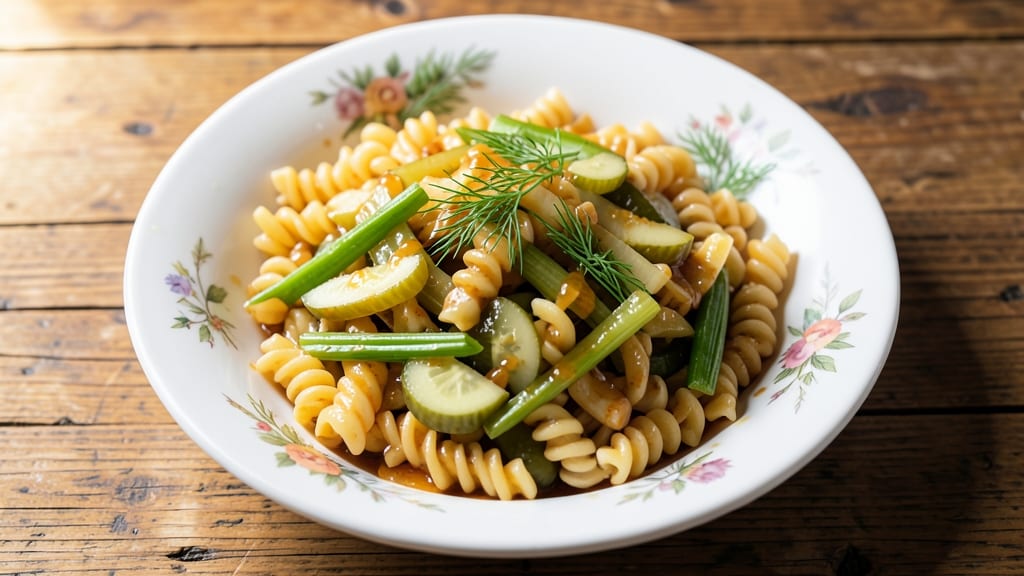 Sweet Pickle Pasta Salad Recipe: Sweet-Savory Balance With Crunchy Celery Crowns