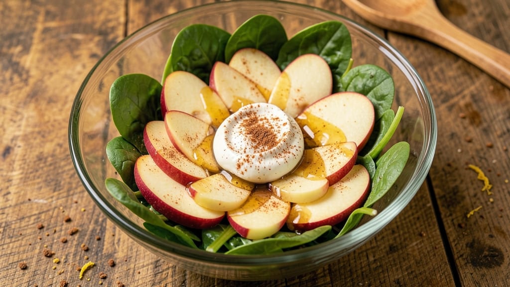 Cinnamon Apple Salad Recipe: Warm Spiced Crunch With Creamy Yogurt Dressing
