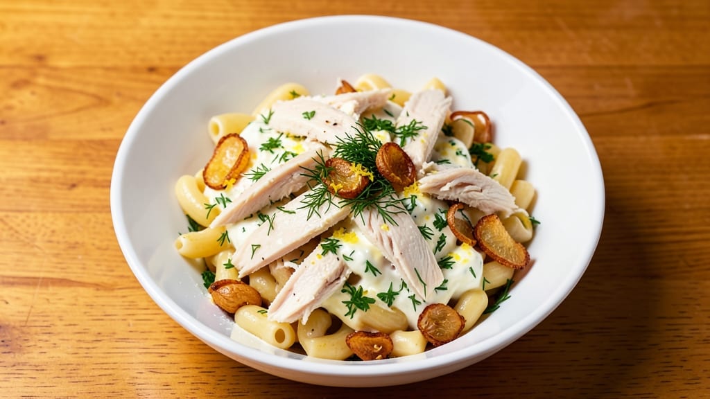 Chicken Salad With Macaroni Noodles Recipe: One-Pot Pasta Salad With Creamy Herb Dressing