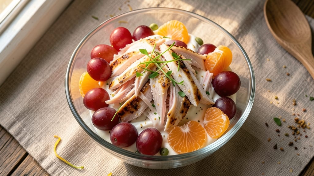 Chicken Salad Recipe With Grapes and Mandarin Oranges: Sweet-Tart Bite That Stays Fresh All Week