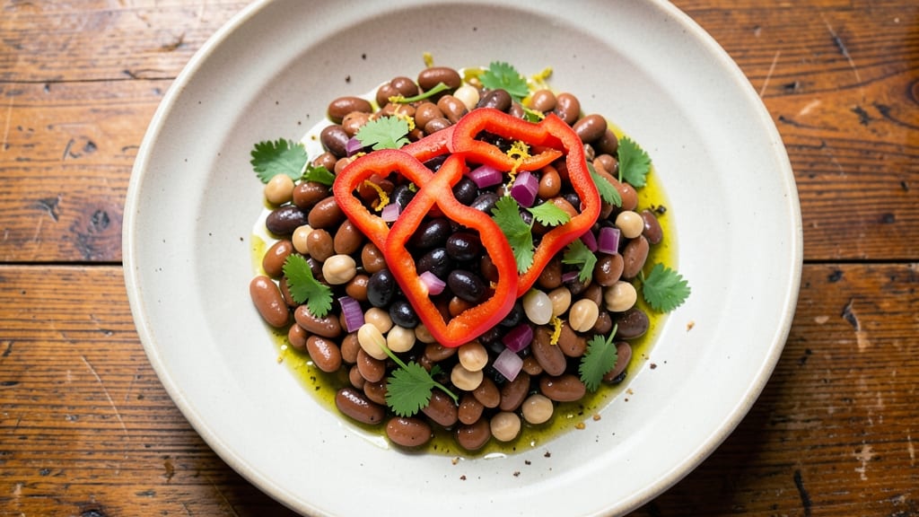 Vegan 3 Bean Salad Recipe: Protein-Packed Crunch in 20 Minutes