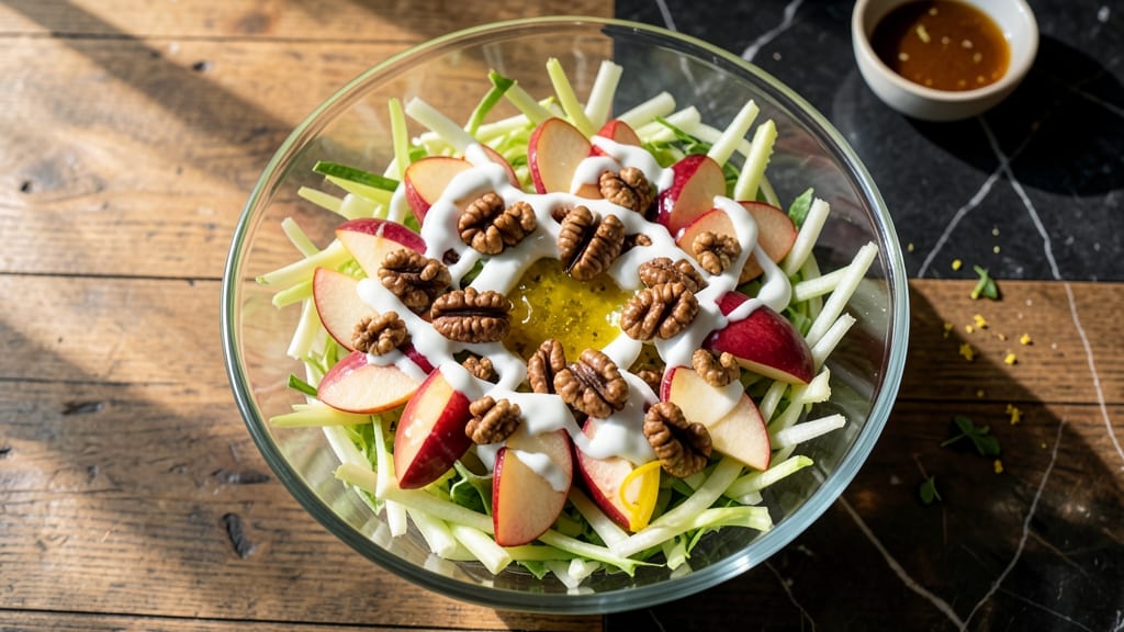 Cold Salad Recipe Ideas: Crisp Celery Crowns With Zero-Mayo Creaminess