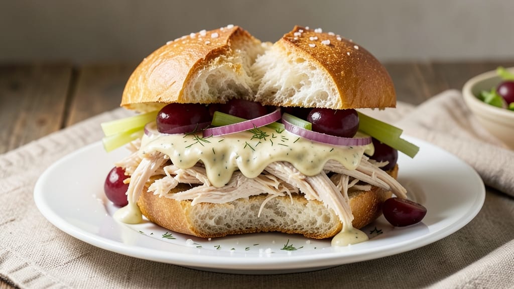 Chicken Salad Sandwich Recipe with Ranch Dressing: Cool Creamy Ranch Fusion in 15 Minutes