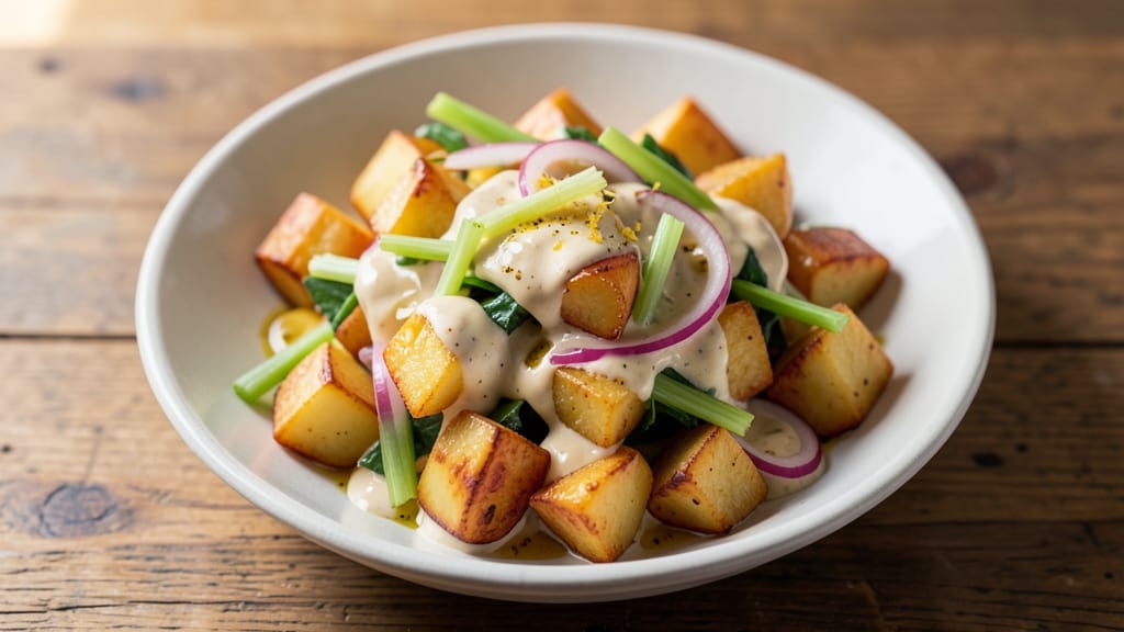 3 Potato Salad Recipe: Bold Mustard and Celery Crunch Without Mayo