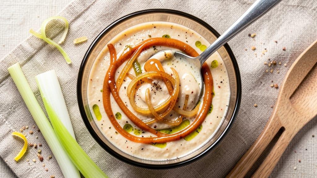 Sweet Onion Dijon Salad Dressing Recipe: Bold Tang with Crisp Celery Crowns