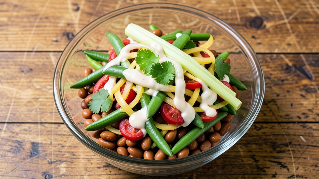 Canning Three Bean Salad Recipe: Long-Lasting Crunch and Creamy Herb Balance
