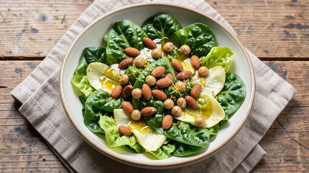 Chickpea and Lettuce Salad Recipe: Crunchy Protein-Packed Picnic Bite