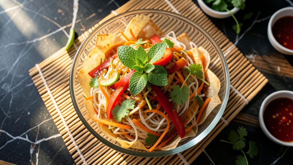 Vietnamese Egg Roll Salad Recipe: Crispy Rice Paper Wraps With Tangy Fish Sauce Zing