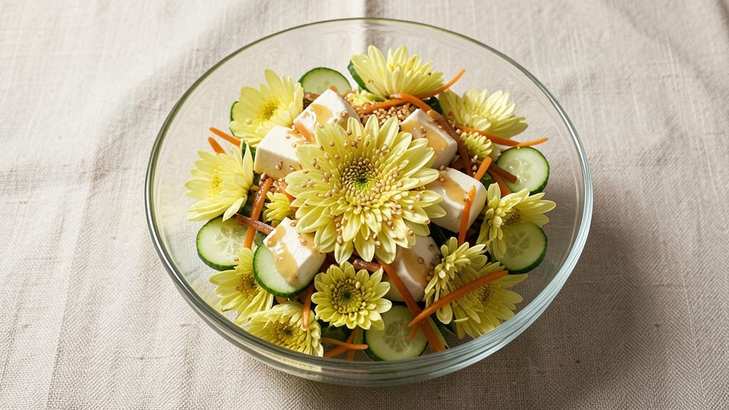 Chrysanthemum Salad Recipe: Delicate Petals and Citrus-Lime Zing