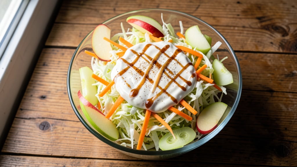 Coleslaw Salad Recipe Without Mayo: Crisp Celery Crowns and Zesty Vinaigrette Magic
