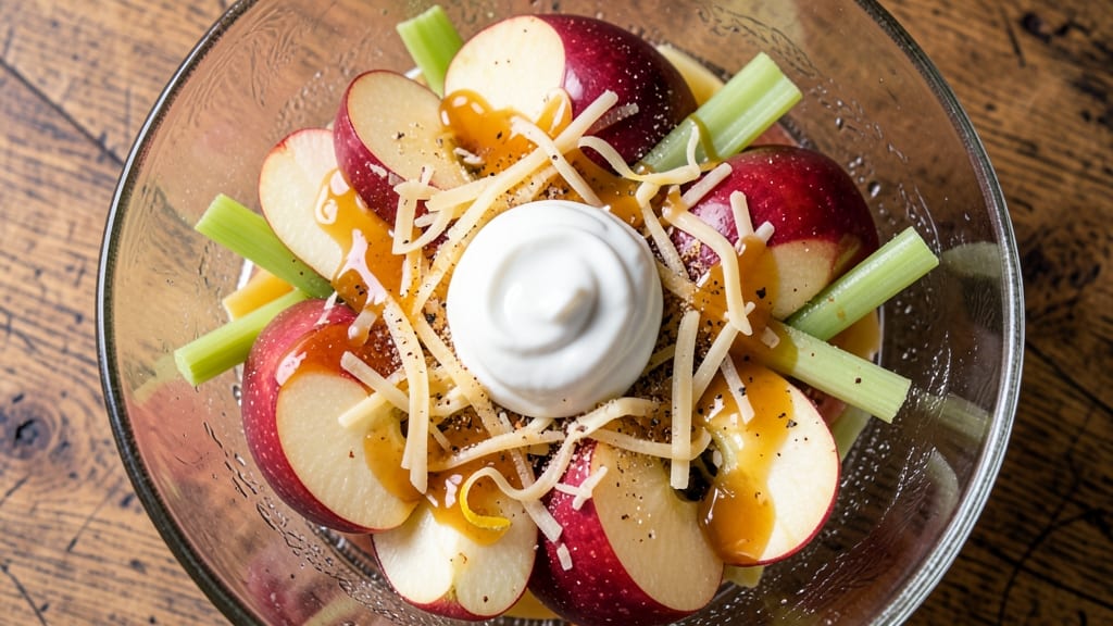 Weight Watchers Taffy Apple Salad Recipe: Crisp Celery Crowns and Caramelized Apple Twist