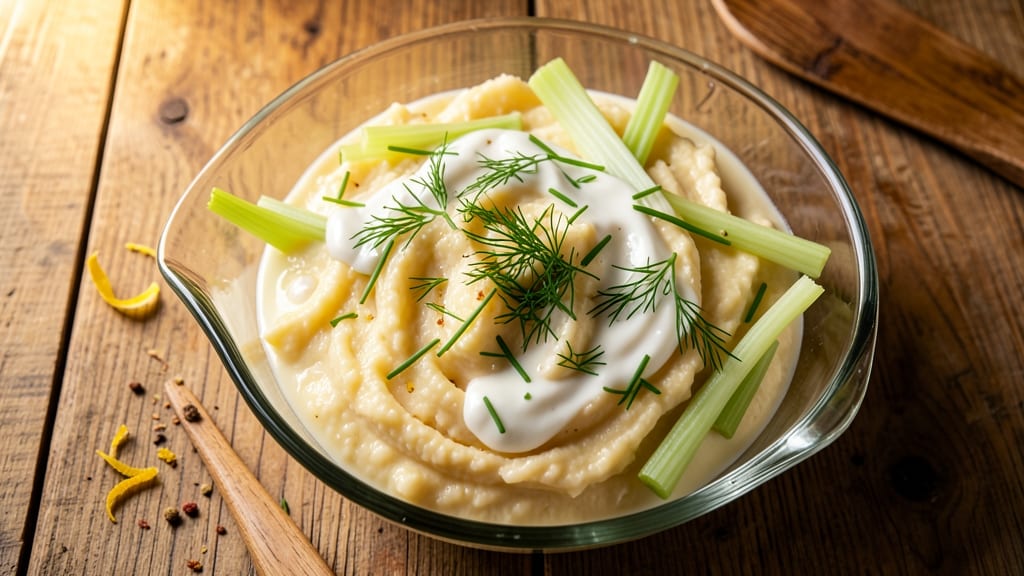 Cold Mashed Potato Salad Recipe: Chilled Creaminess With Crisp Celery Crowns