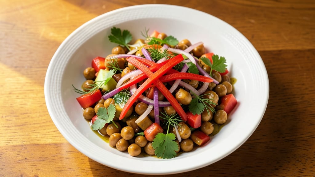 Chickpea Chopped Salad Recipe: Protein-Packed Crunch Without Mayo