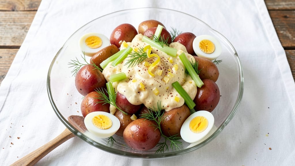 Martha Stewart's Classic Potato Salad Recipe: Creamy Herb Cheese With Crisp Celery Crowns