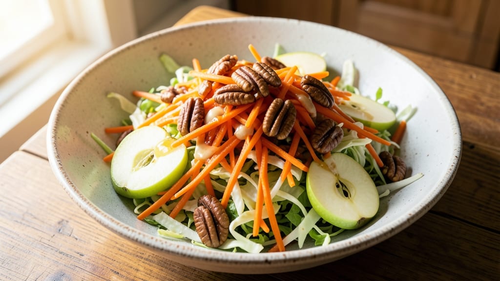 Carrot Slaw Salad Recipe: Sweet-Tangy Crunch Without Mayo Cling