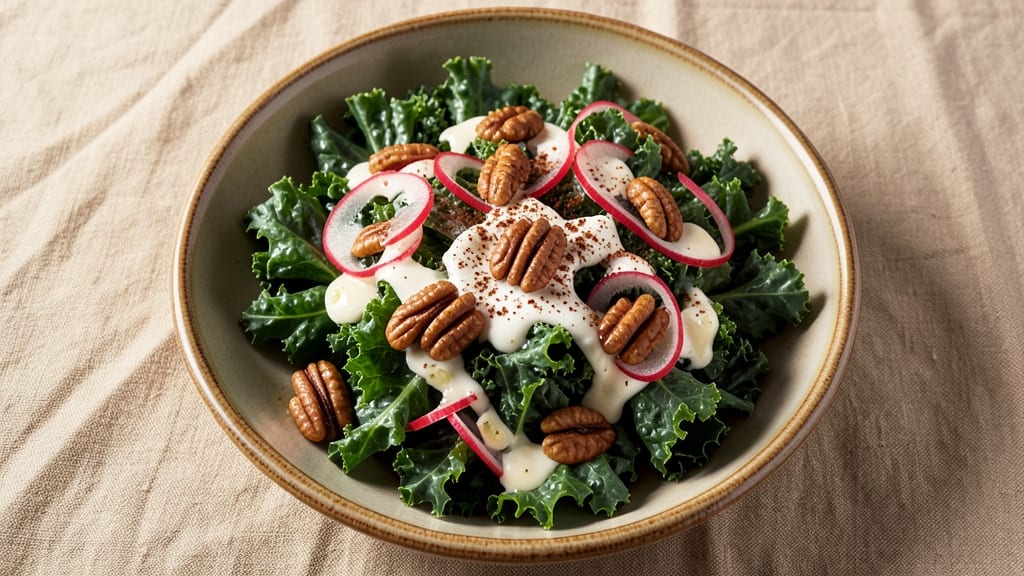 Cherry Creek Grill's Kale Salad Recipe: Smoky Chipotle Ranch With Crunchy Celery Crowns